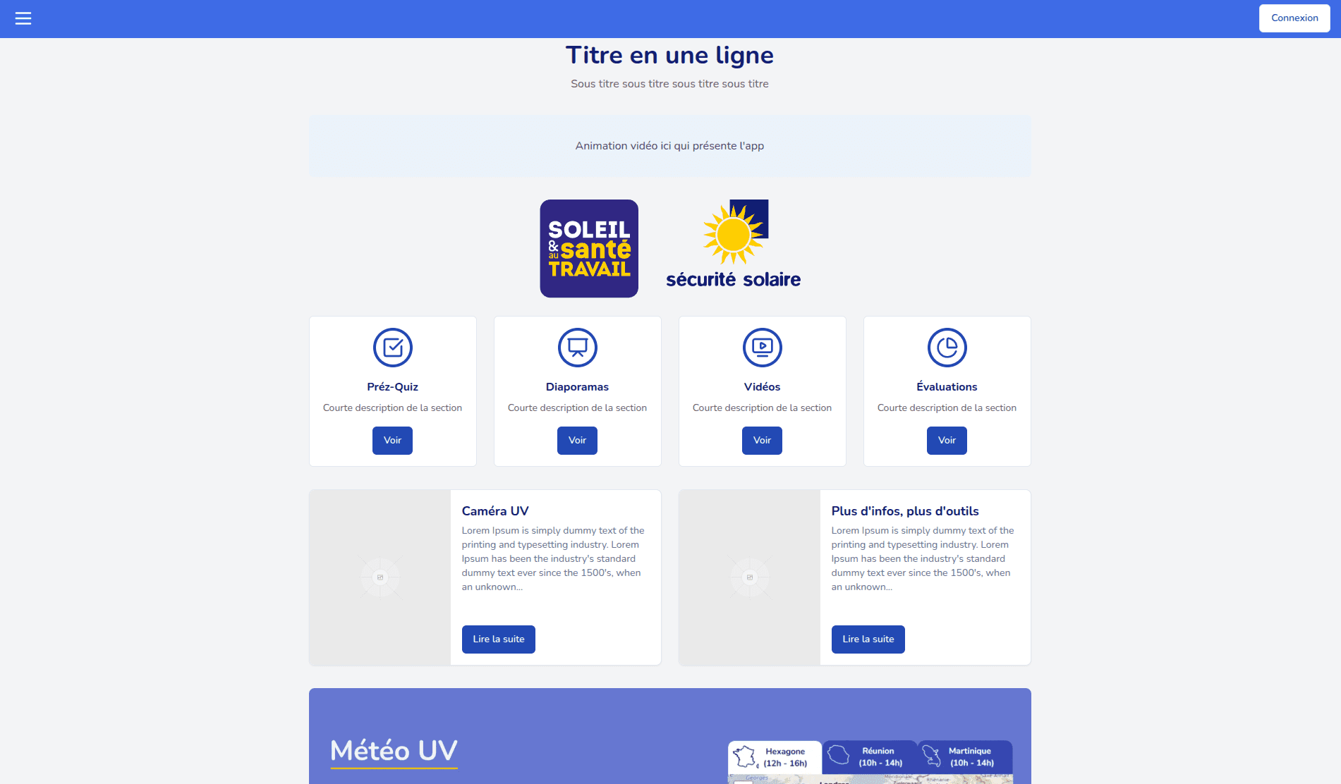 Application web - Association Sécurité solaire