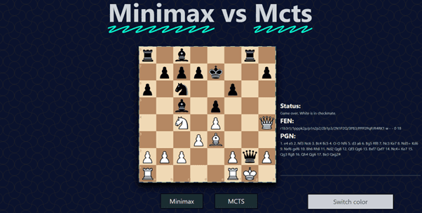 Algorithme jouant aux échecs